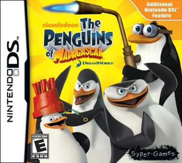 Penguins of Madagascar, The (Europe) (De,Nl) (NDSi Enhanced) box cover front